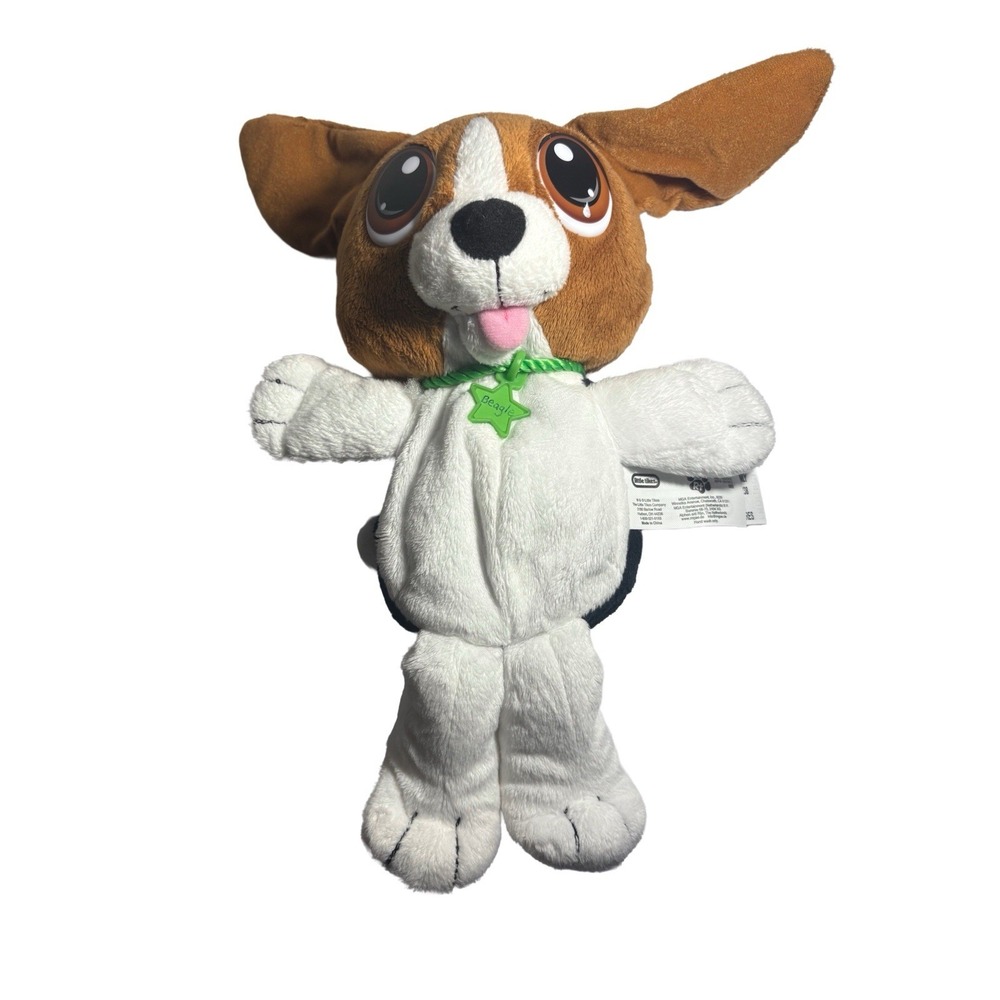 Little Tikes Rescue Tales Cuddly Pup‎ Beagle Stuffed Plush Pet Toy Heating Pack